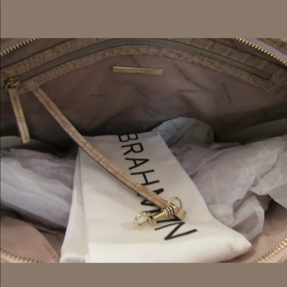 New Brahmin LG Croco Leather Asher Chiffon Ombre - Picture 5 of 6